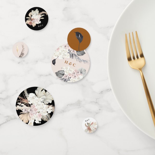 Confeti Pampas Grasa Seca Boda Floral Decoración De Mesa (Grupo)