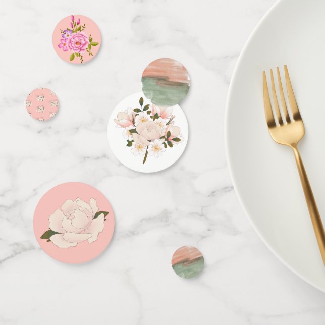 Confeti Papel para envolver a bebé en sangre para Baby Sho (Grupo)