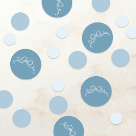 Confeti para Despedida de Soltera Algo Azul