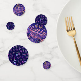 Confeti para Fiesta de Cumpleaños de Princesa
