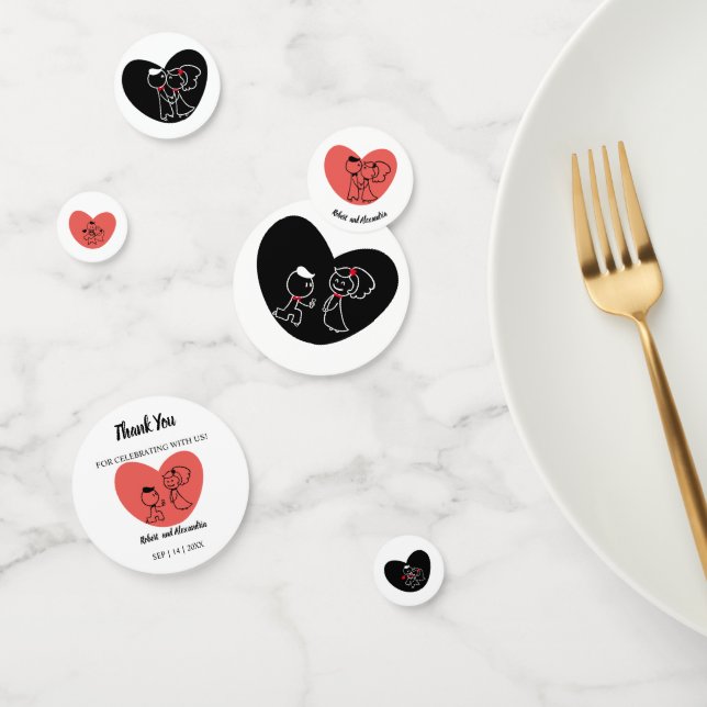 Confeti para Fiesta de Despedida de Soltera de Par (Grupo)