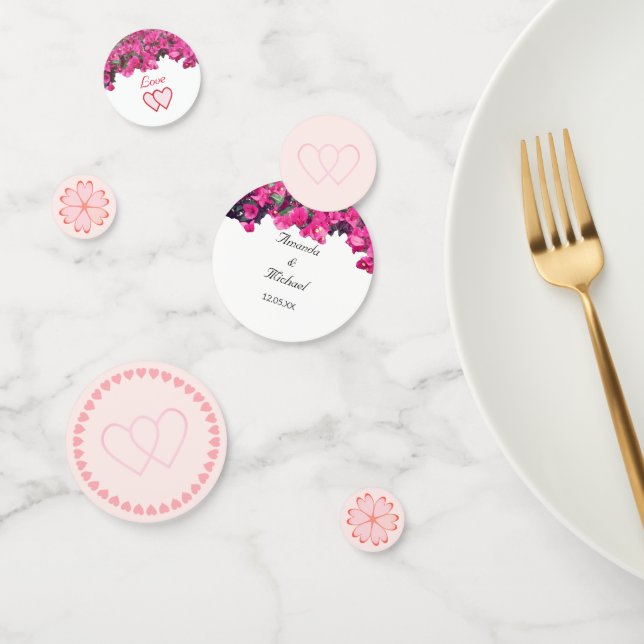 Confeti para Mesa de Boda Floral Tropical (Grupo)