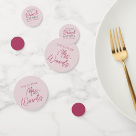 Confeti para mesa de Desayuno Nupcial con Burbujas
