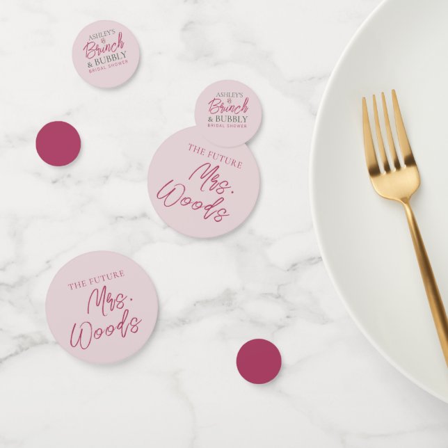 Confeti para mesa de desayuno y brindis de boda Br (Grupo)