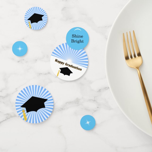 Confeti para Mesa de Graduación Feliz (Grupo)
