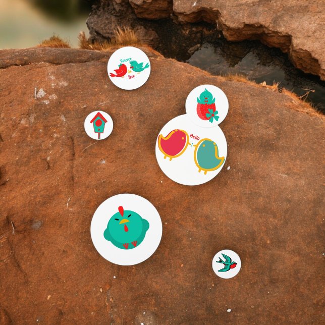 Confeti para Mesa de Pájaros (Big baby,couple birds party confetti,kids birthday party,baby shower,graduation,night party confetti)