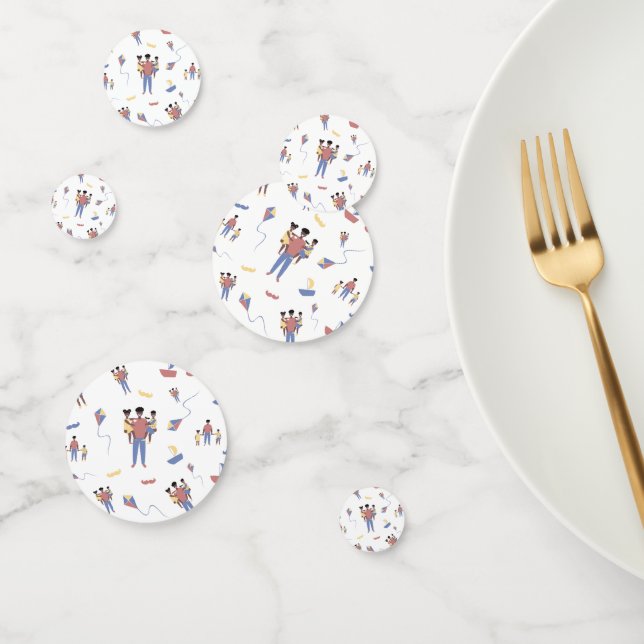 Confeti para mesa del Día del Padre (Grupo)