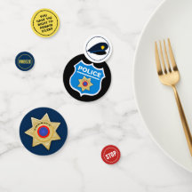 Partido de Cumpleaños del Tema de la Policía