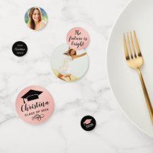 Partido Rosa de Graduación de Fotos Personalizados