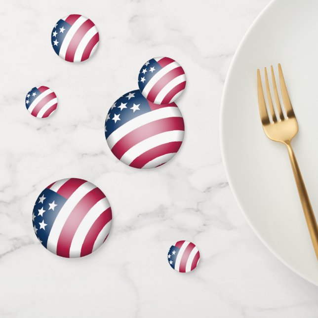 Confeti Patriótico Estados Unidos Bandera Guay, Diversión (Grupo)