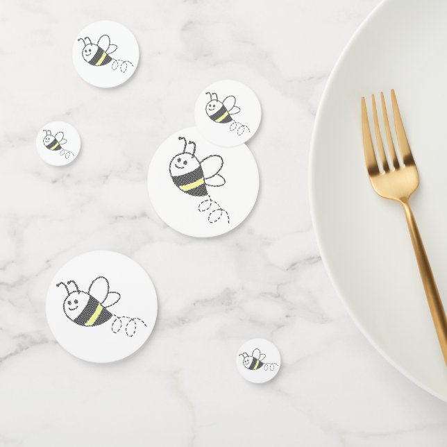 Confeti Patrón de ajuste cruzado Imprimir mate Baby Shower