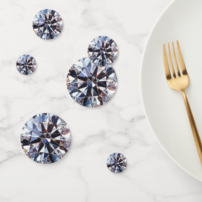 Confeti Patrón de diamantes (Grupo)