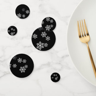 Confeti Patrón de Navidades de copos de nieve Minimalistas