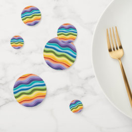 Confeti Patrón de Ondulaciones Multicolores 2