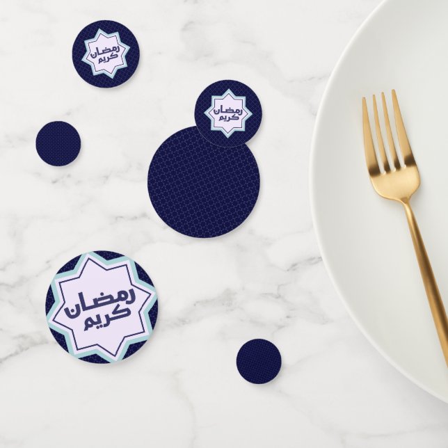 Confeti Patrón geométrico islámico (Grupo)