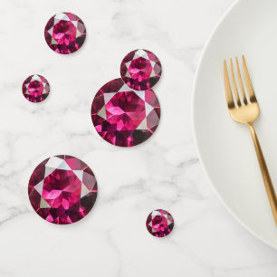 Confeti Patrón Ruby Gemstone