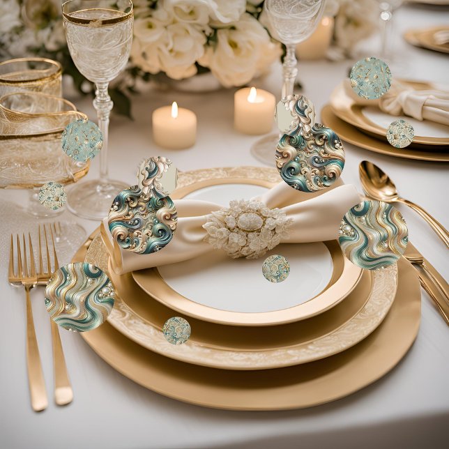 Confeti Pearl Coast Elegance Table Confetti: (Subido por el creador)