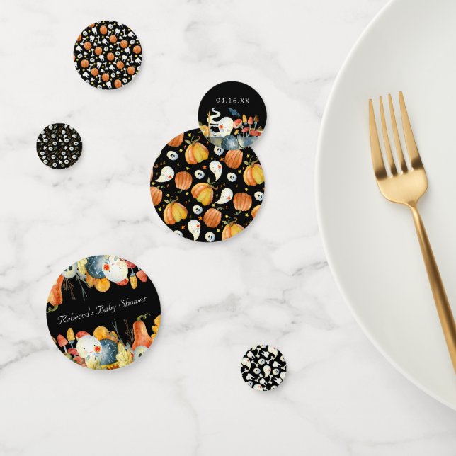 Confeti Peek-A-Boo | Pequeño Fantasma Halloween Baby Showe (Grupo)