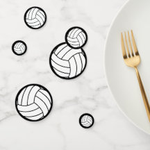 Pelotas de voleibol deportivas sobre negro