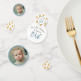 Confeti Pequeño calabaza Pequeño niño foto de cumpleaños