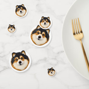 Confeti Perro Finnish Lapphund Inspirado en 3D