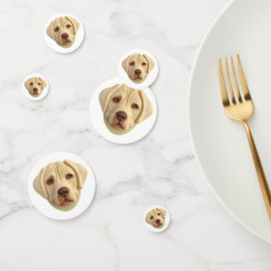 Confeti Perro Labrador Inspirado en 3D