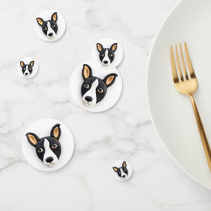 Confeti Perro Rat Terrier Inspirado en 3D