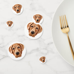 Confeti Perro Ridgeback Rodesiano Inspirado en 3D