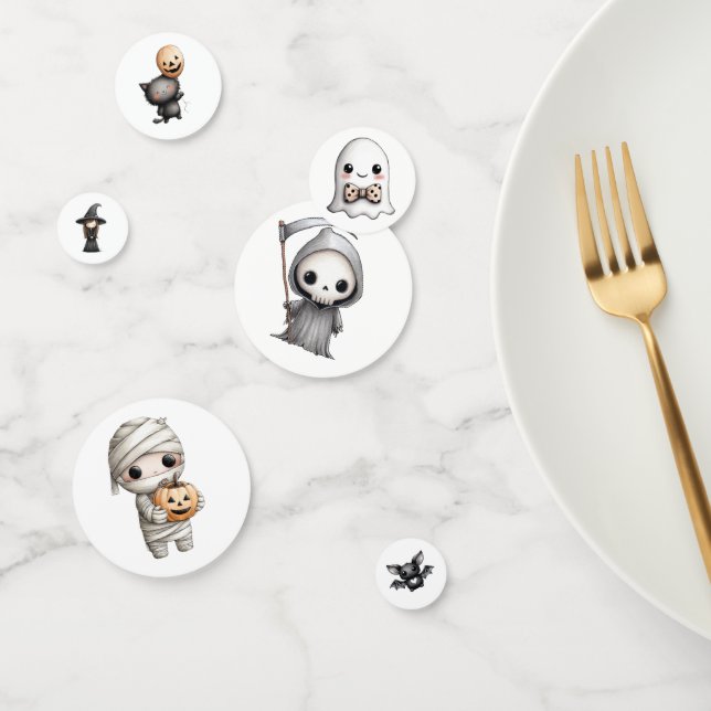 Confeti Personajes de Cute Halloween (Grupo)