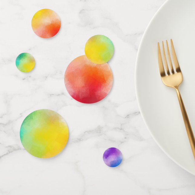 Confeti Personalizado Resumen Plantilla de arte Rojo rosa  (Grupo)