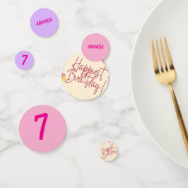 Confeti Personalized stripe and spot birthday bunting