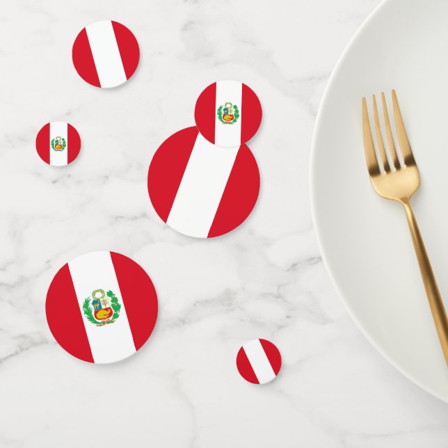 Confeti Perú Confetti, fiesta, bandera peruana (Grupo)