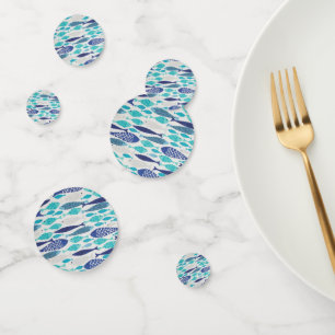 Confeti Pescado azul
