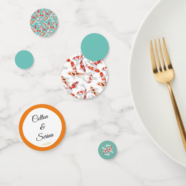 Confeti Pescado de Koi (Grupo)