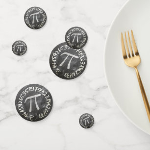 Confeti Pi Day PiDay Chalkboard Education