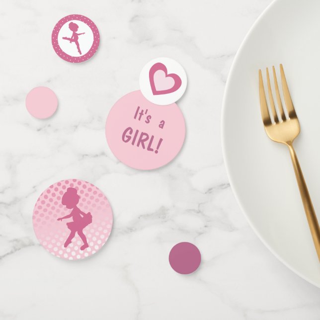 Confeti Pink Ballerina Baby Shower (Grupo)