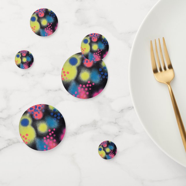 Confeti Pintado de pulverización (Grupo)