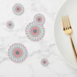 Confeti Placas de papel coloridas