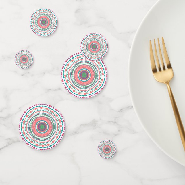 Confeti Placas de papel coloridas (Grupo)