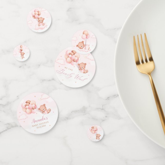 Confeti ¡Podemos Esperar! Teddy Bear Baby Shower (Grupo)