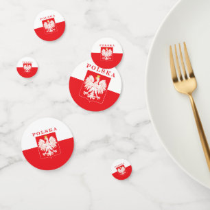 Confeti Polska Eagle Red Shield