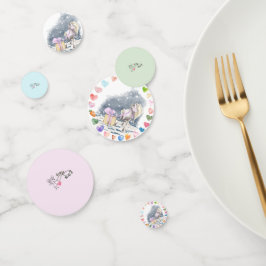 Confeti Pony Party Tischkonfetti für Pferdemädchen