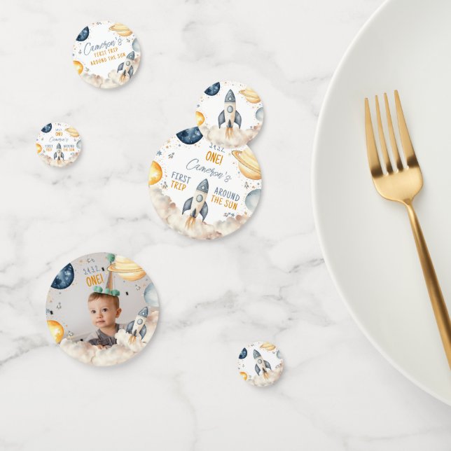 Confeti Primer viaje por el espacio exterior alrededor del (Grupo)