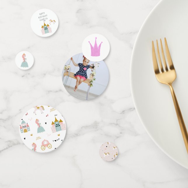 Confeti Princesa de Cuento de Hadas | Mesa Personalizada d (Grupo)