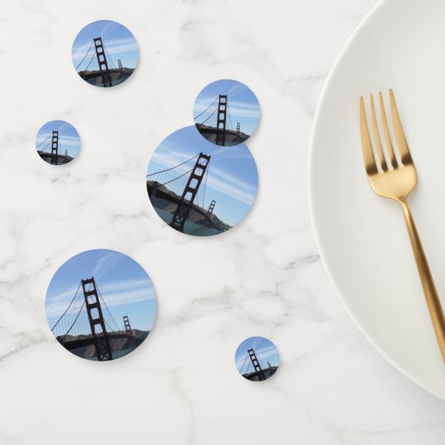 Confeti Puente Golden Gate en San Francisco, California (Grupo)