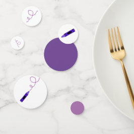 Confeti Purple Crayon