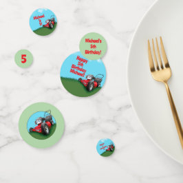 Confeti Push Lawn Mower Birthday Party