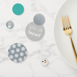 Confeti ¡Que La Nieve! Hombre de nieve