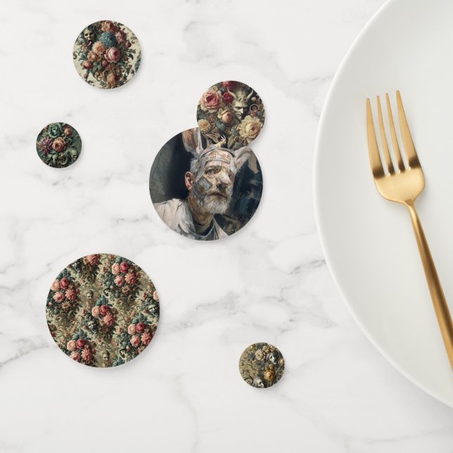 Confeti Rabbit Holes — Victoriano gótico (Grupo)