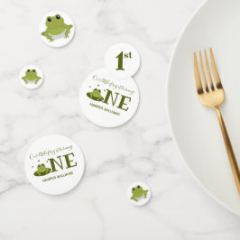 Confeti Rana pequeña que convierte a un animal lindo en pr